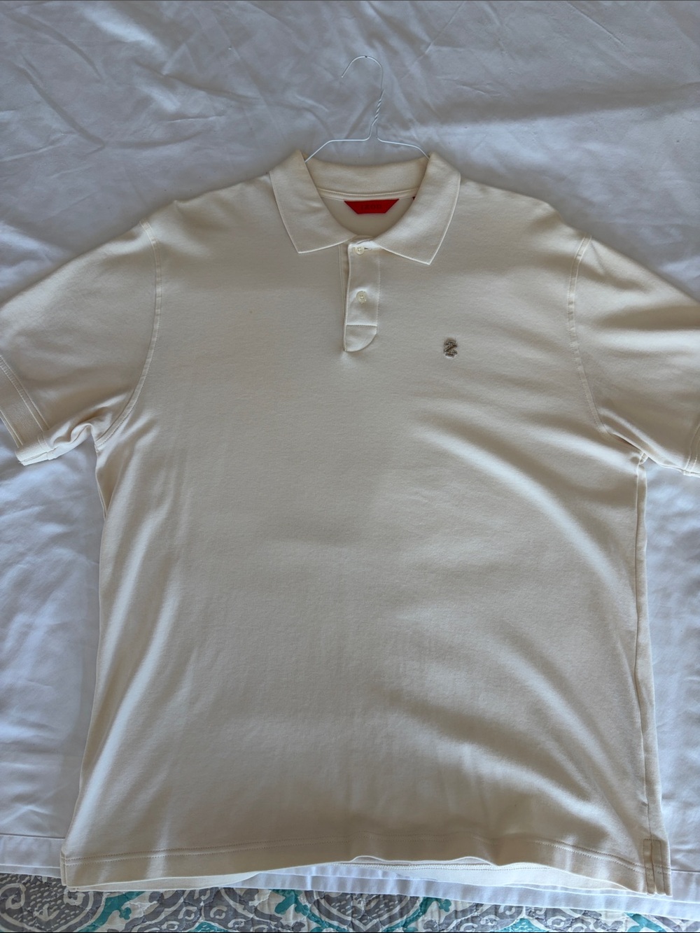 Men's Izod Classic Cream Polo Shirt